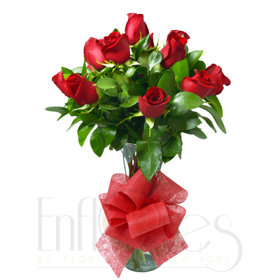 Florero de Rosas Rojas Florero de Rosas Rojas