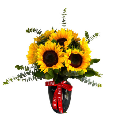 Florero de Girasoles Premium Florero de Girasoles Premium