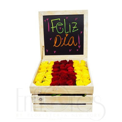 Baúl de rosas Sorpresa enflores Baúl de rosas Sorpresa enflores
