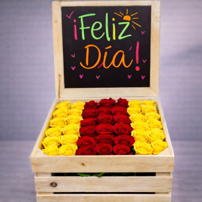 Baúl de rosas  Sorpresa enflores | Enflores