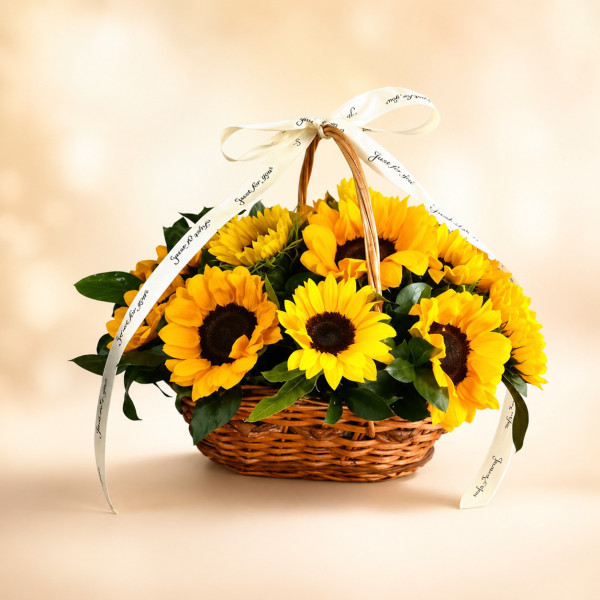 Canasta de Girasoles