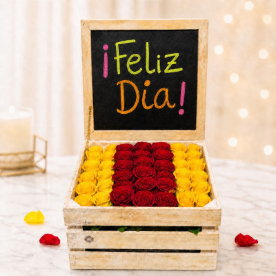 Baúl Sorpresa en Rosas Pequeño | Enflores